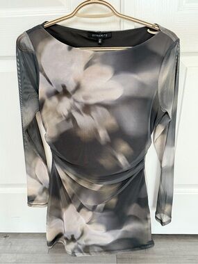 Dynamite Katia Mesh Mini Dress